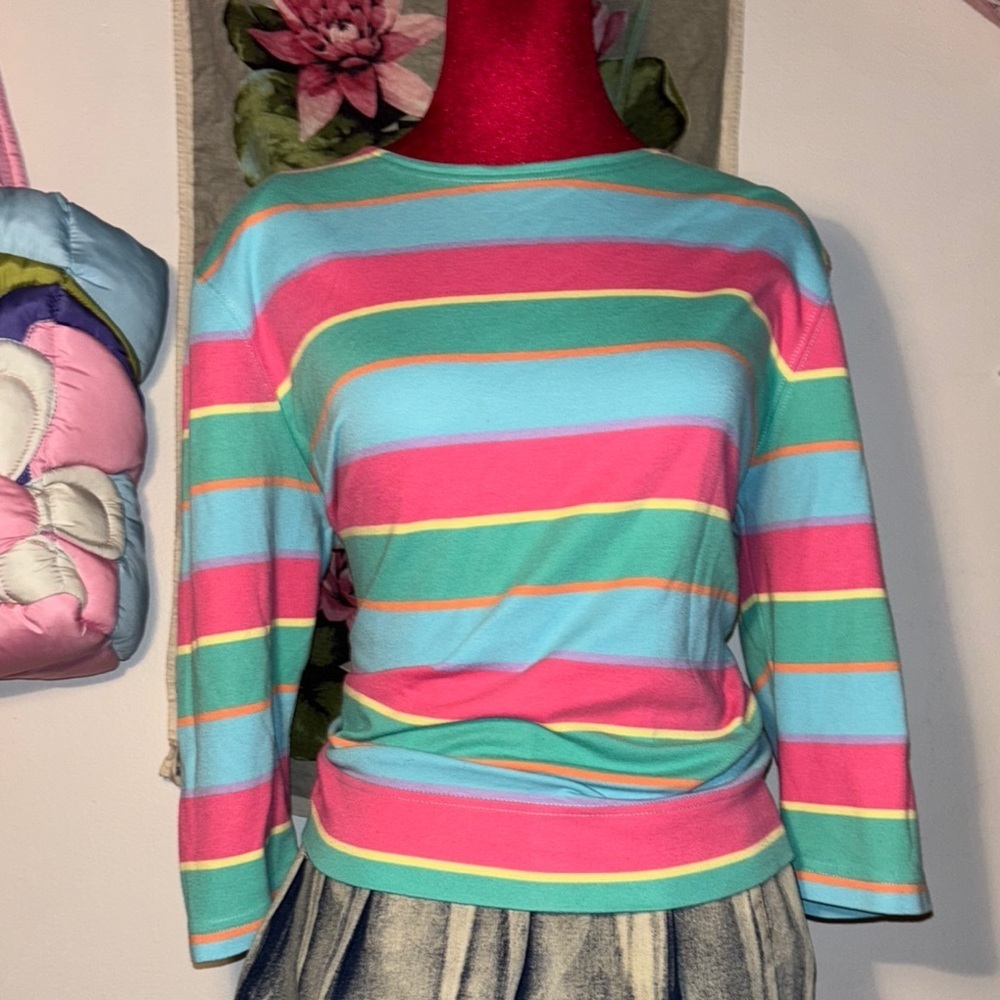 Koret Multicolor Striped Long Sleeve Top